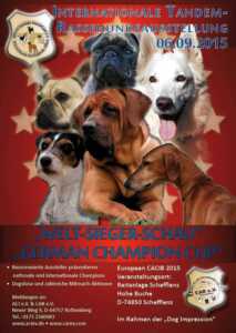 WELT-SIEGER-SCHAU & GERMAN CHAMPION CUP 2015