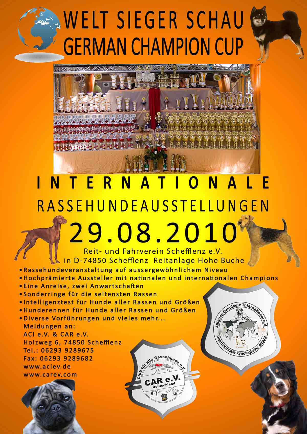 Internationale Tandem-Rassehunde-Ausstellung 28.08.2010