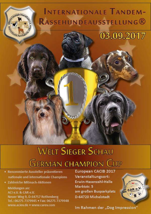 Welt Sieger Schau & German Champion Cup