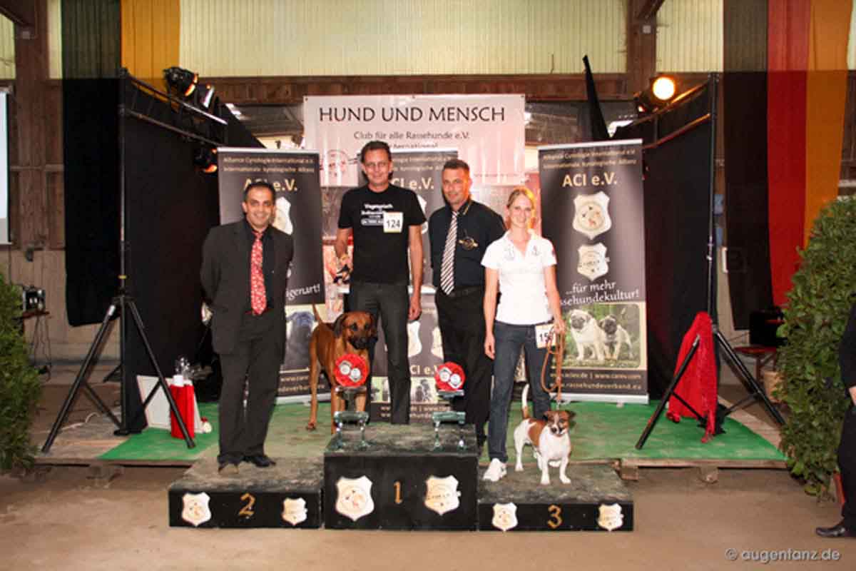 Rassehundeausstellungen Welt Sieger und German Champion Cup in Schefflenz 02.09.2012