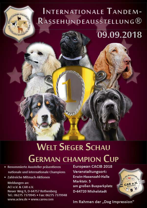 Welt Sieger Schau & German Champion Cup 2018