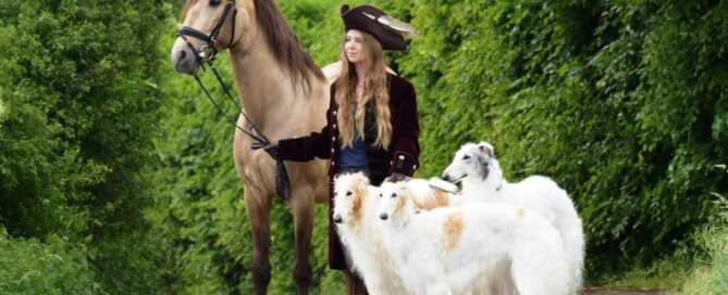 Dream Team. Pferde-Menschen-Barsoi-Dialog- mit erlaubnis v. Alexander Menich