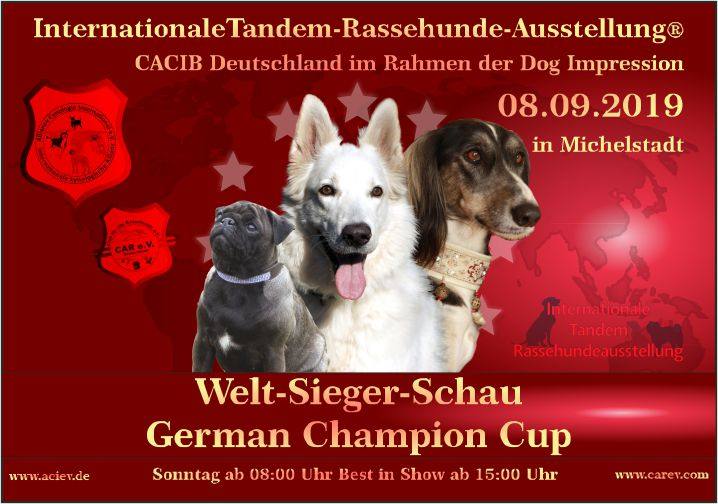 Welt-Sieger-Schau German Champion Cup 08.09.2019
