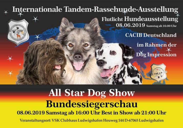 All Star Dog Show und Bundessiegerschau 08.06.2019
