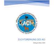 Zuchtordnung des ACI
