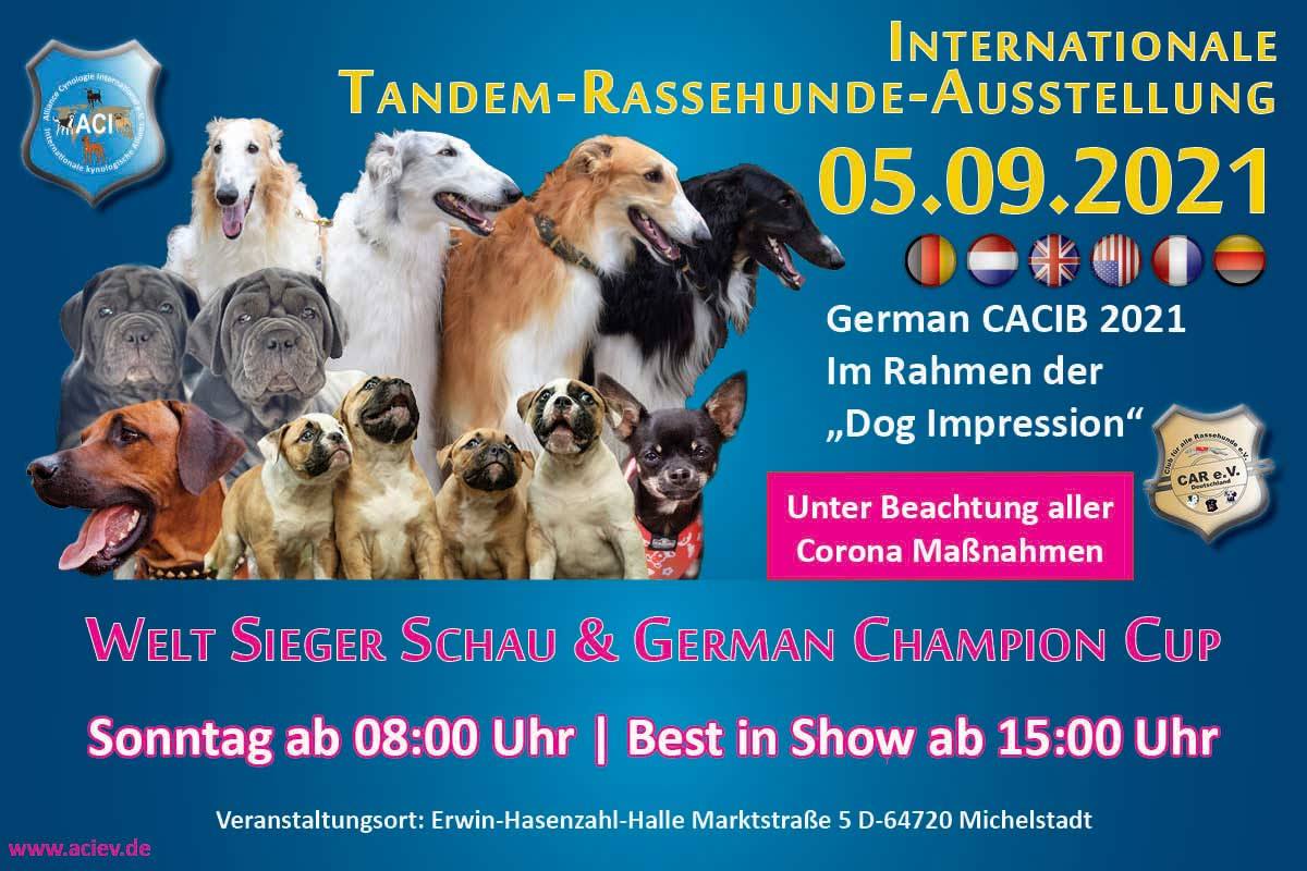 Internationale Tandem-Rassehunde-Ausstellung 05.09.2021