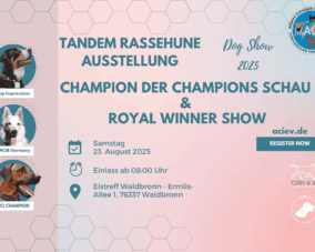 Rassehunde-Ausstellung des ACI e.V. 23. August 2025 – Ein Tag für Züchter und Hundeliebhaber