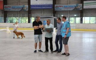 Richterkollegium und Ausstellungsleitung der ACI Tandem-Rassehunde-Ausstellung 2025 in Waldbronn