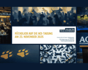 Banner zur ACI-Tagung 2025 mit kynologischer Fachversammlung, Fokus auf Zuchtordnung, DNA-Registrierung und verantwortungsvolle Hundezucht.